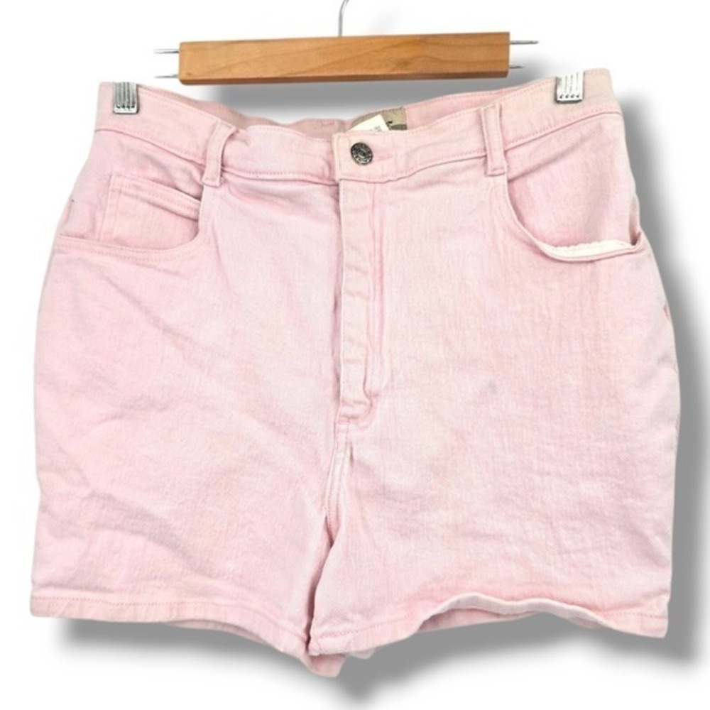Denim Republic High Waist Mom Shorts Vintage Pink Cotton Blend‎ Size 13/14